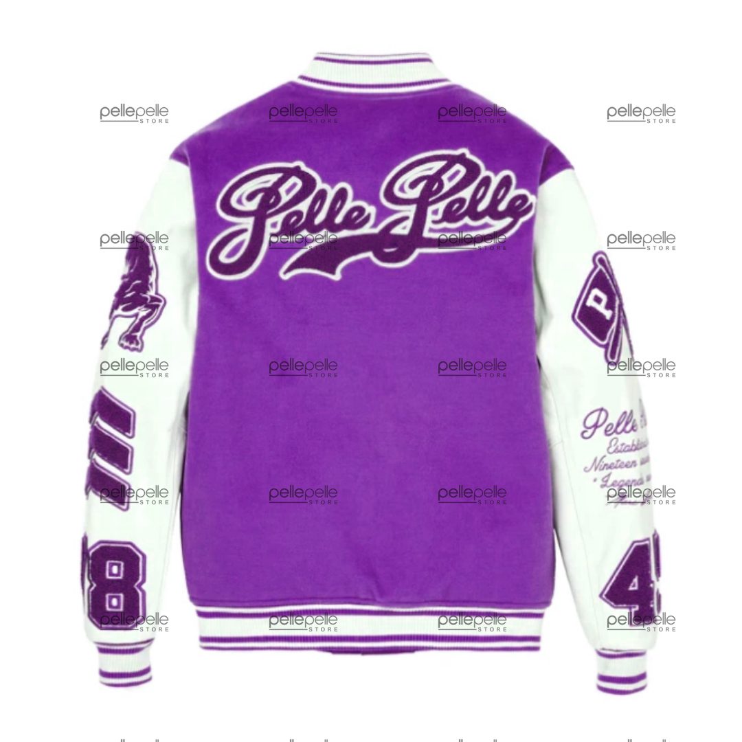 Pelle Pelle Purple World Famous Wool Jacket view 2