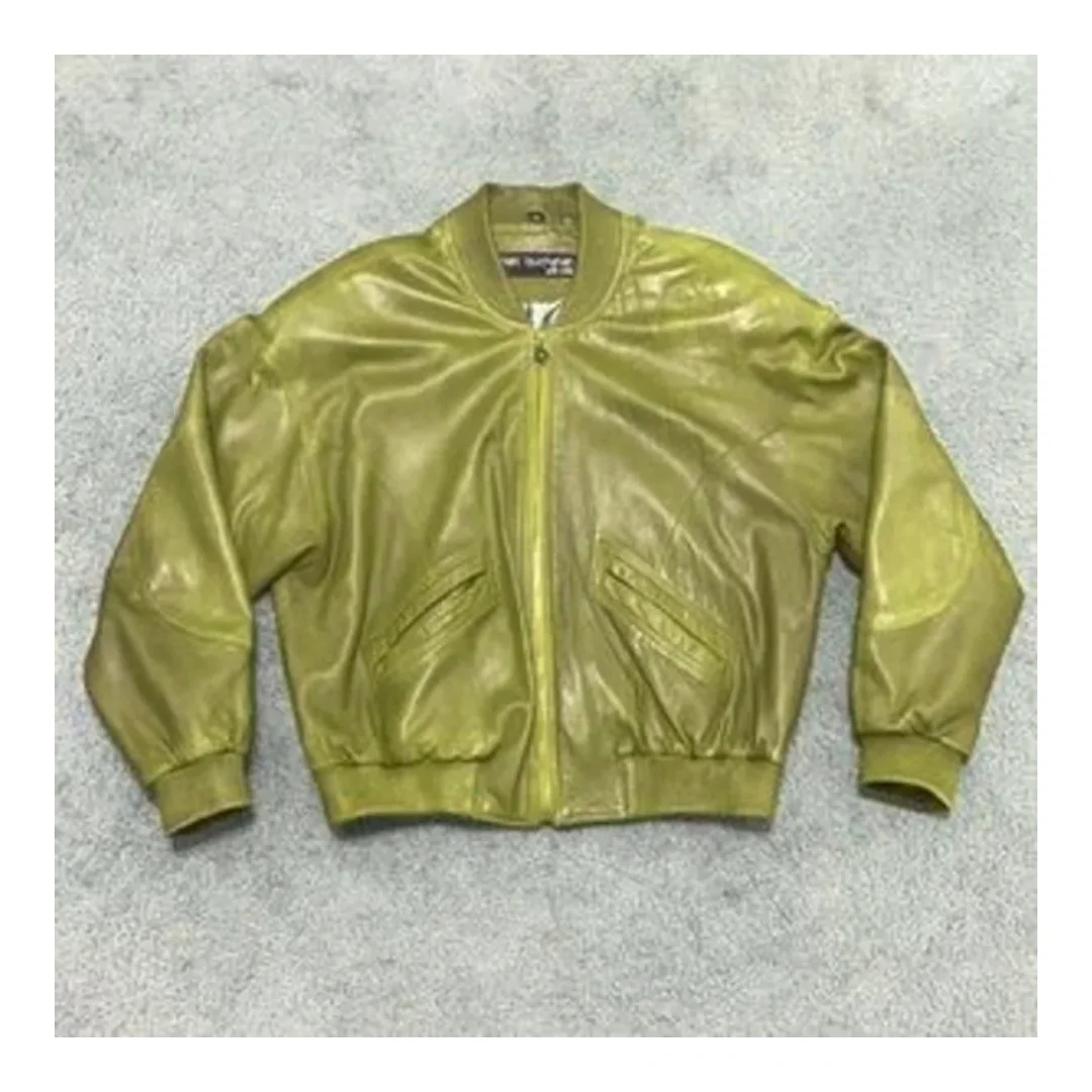 Pelle Pelle MB Yellow Leather Jacket view 1