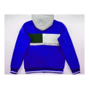 Pelle Pelle Dark Blue MB Sport Hoodie Jacket view 2