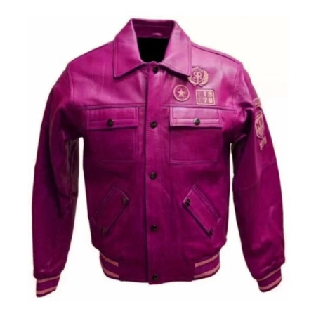 Pelle Pelle Star 1978 Pink Leather Jacket
