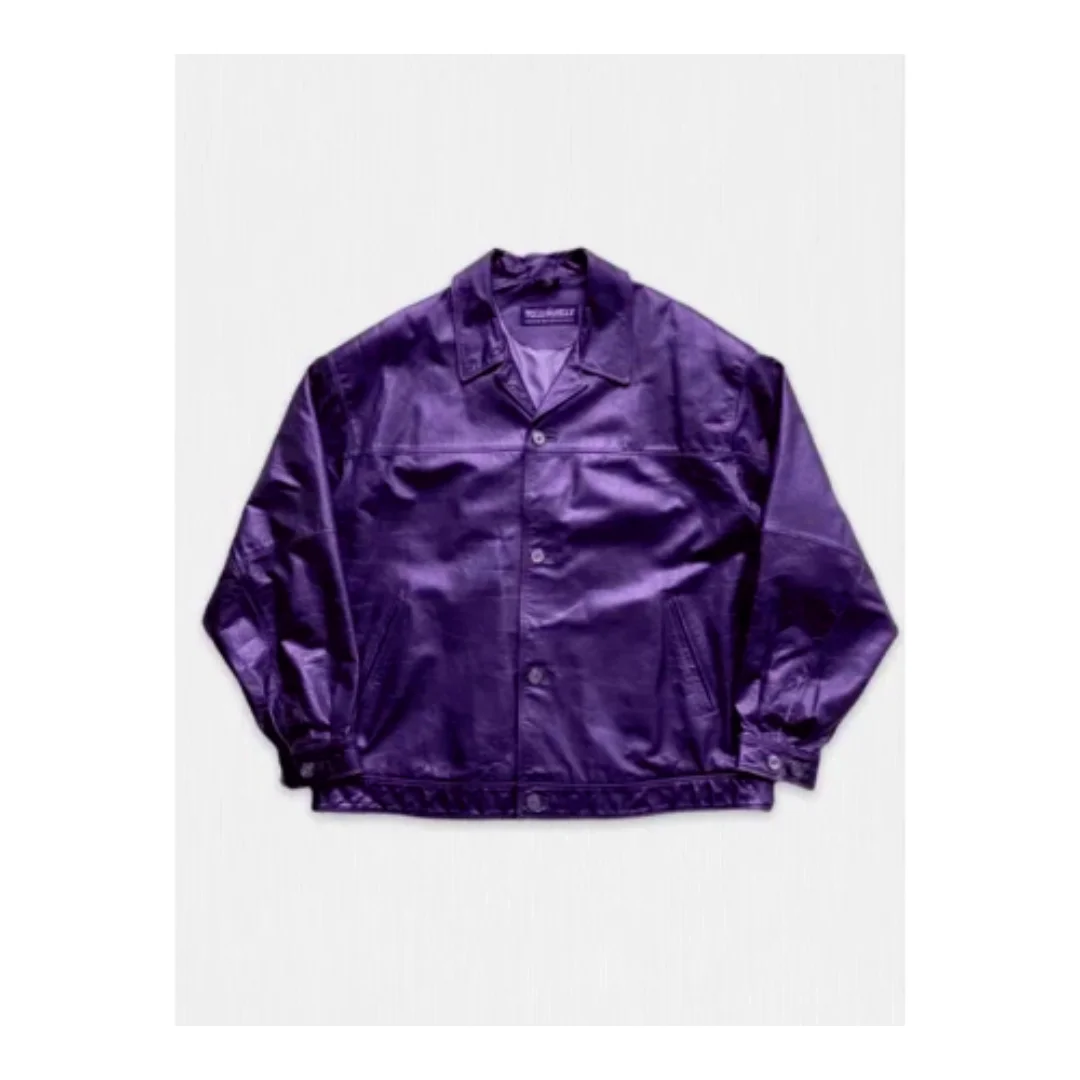 Best Pelle Pelle Purple Leather Jacket