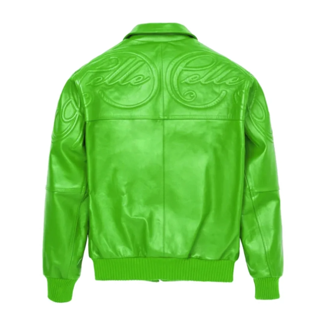 Pelle Pelle Puff Plush Green Jacket view 3