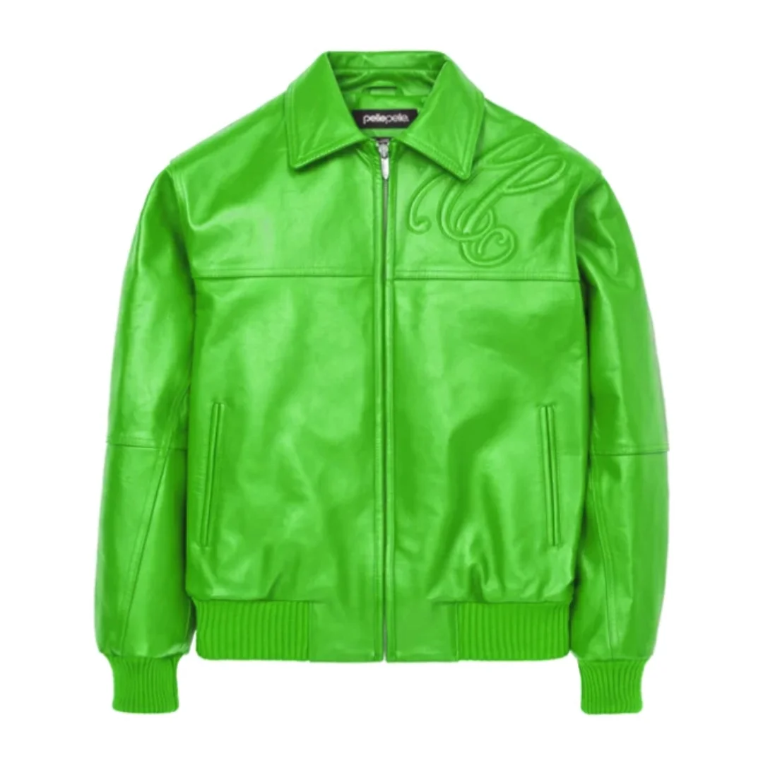 Pelle Pelle Puff Plush Green Jacket view 1