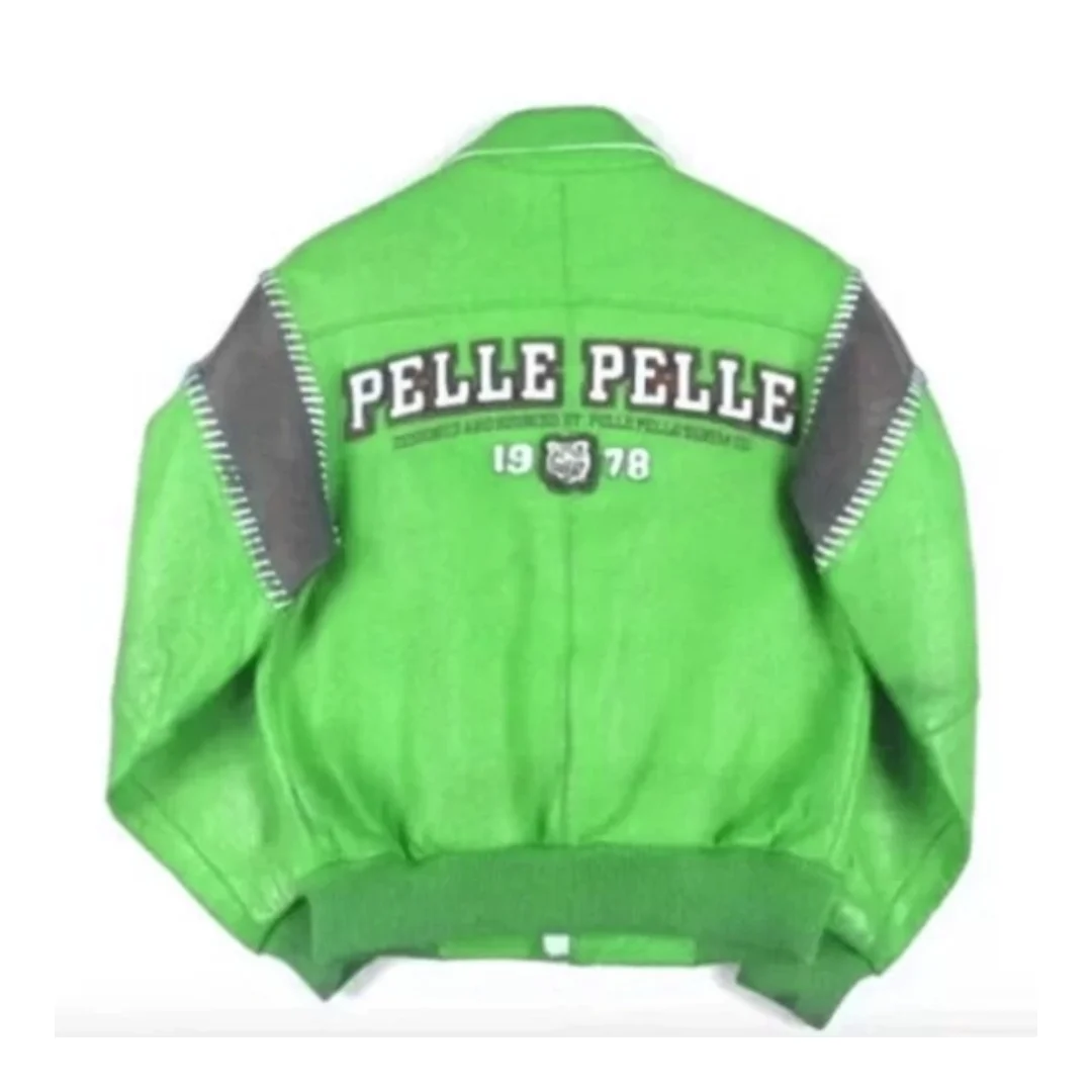 Best Pelle Pelle Green 1978 Leather Jacket view 1