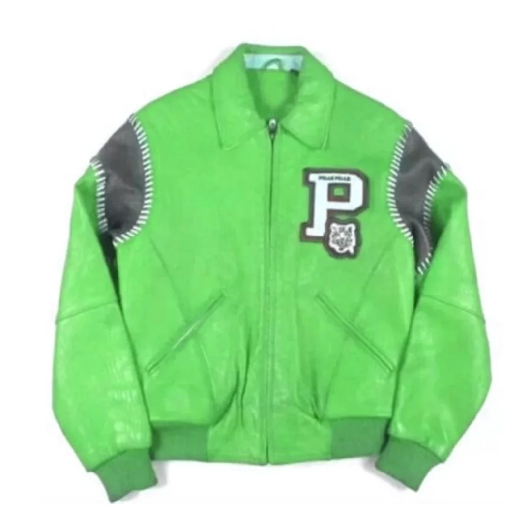 Best Pelle Pelle Green 1978 Leather Jacket view 2