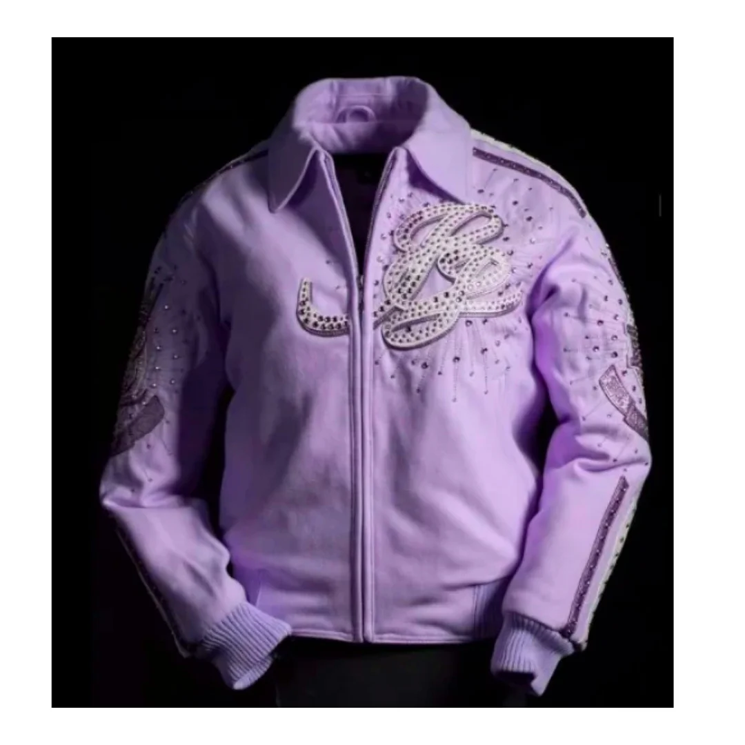 Pelle Pelle Violet Studded Wool Jacket view 2