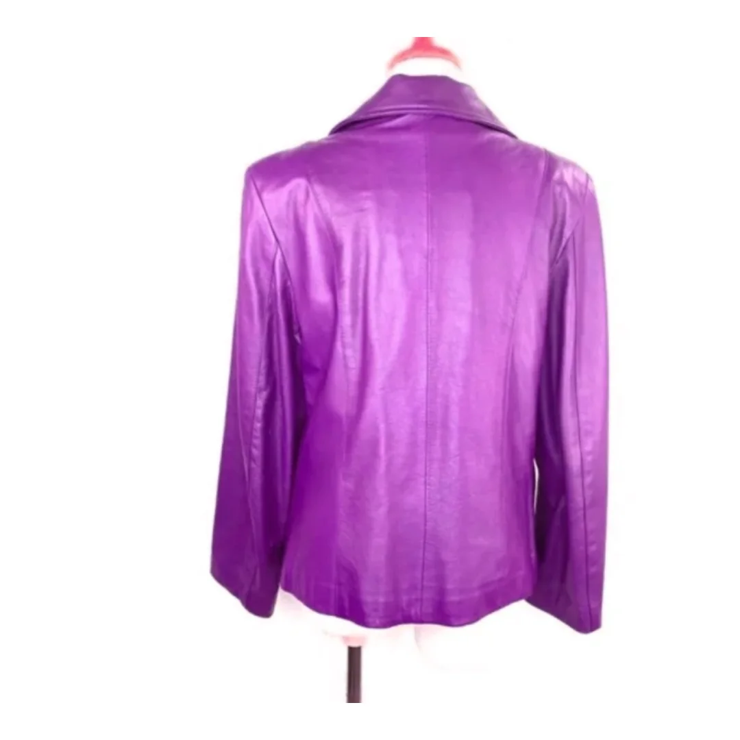 Pelle Pelle Purple Karpeta Canada Jacket view 2