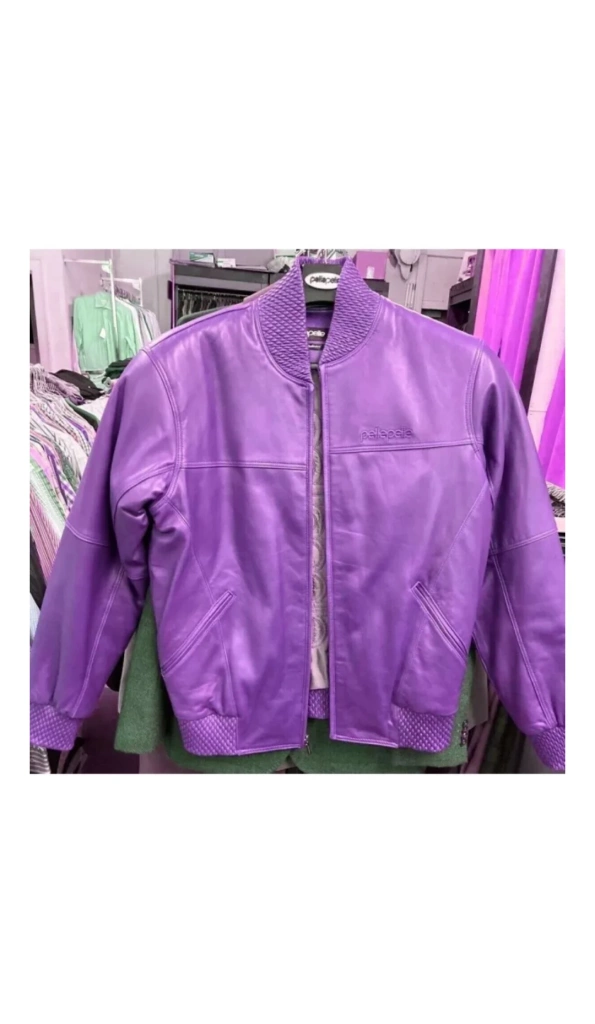 Pelle Pelle 1978 Basic Purple Leather Jacket