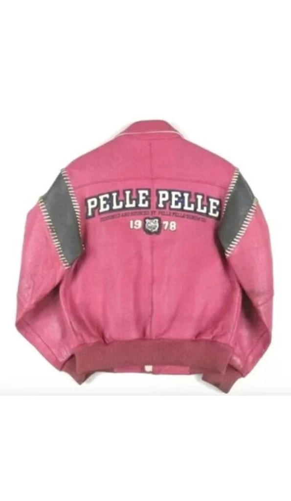 Bold 1978 Pink Pelle Pelle Leather Jacket
