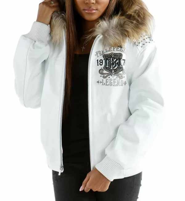 White Pelle Pelle Live Like a Queen Jacket view 2