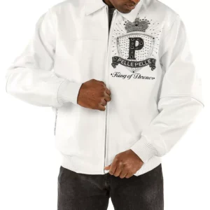 White Pelle Pelle King Of Thrones Jacket view 2