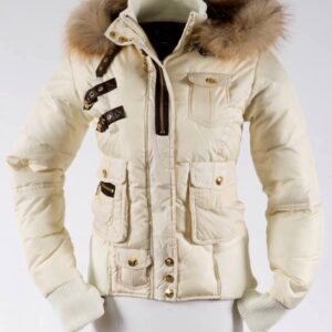 Pelle Pelle White Fur Hood Winter Jacket