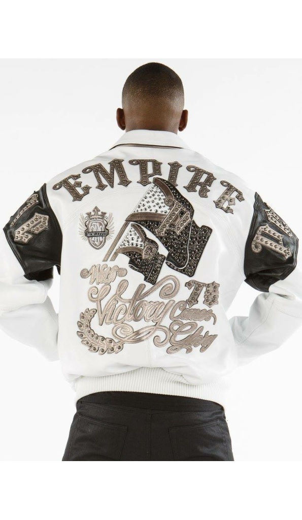 Pelle Pelle White Empire Victory Jacket