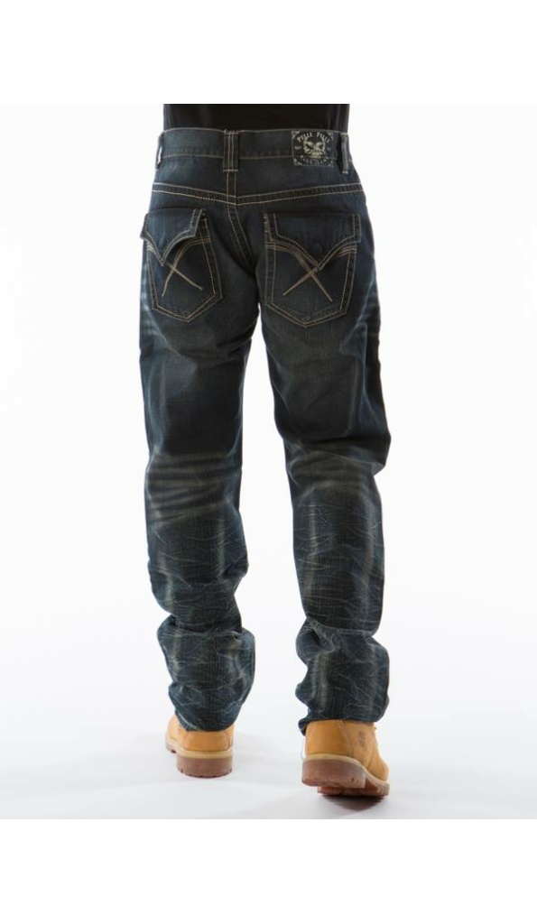 Authentic  Pelle Pelle Dark Blue Jeans Pent
