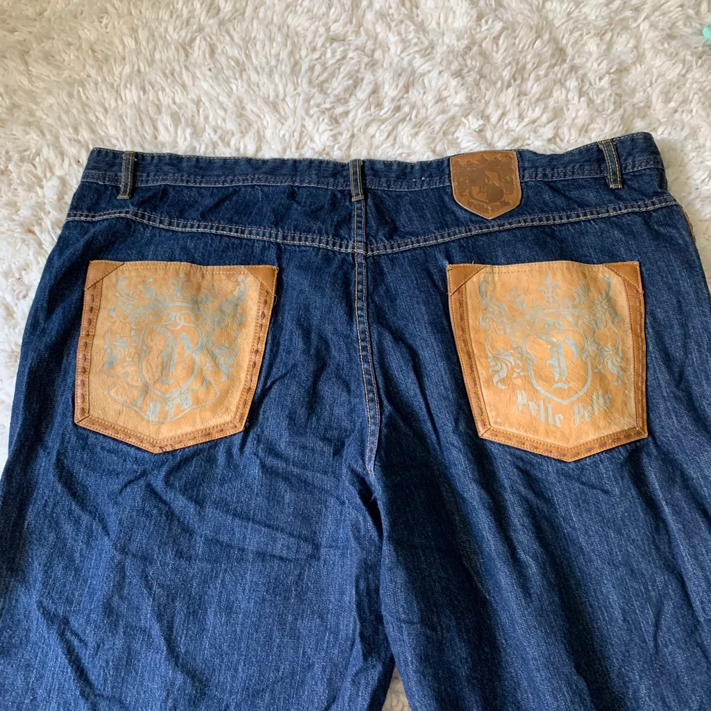 Exclusive Pelle Pelle Dark Blue Jeans Pent view 1