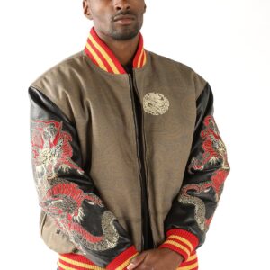 Pelle Pelle Dragon Heart Varsity Jacket