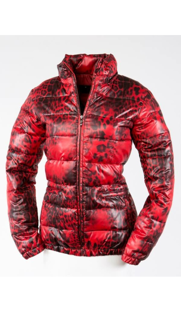 Bold Pelle Pelle Red Puffer Jacket