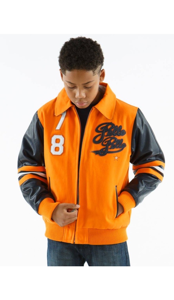 Pelle Pelle Orange Kids 1978 Wool Jacket