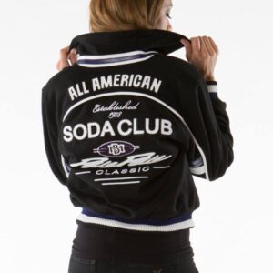 Soda Club Pelle Pelle Women All American Black Jacket