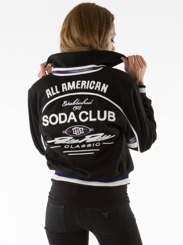 Soda Club Pelle Pelle Women All American Black Jacket