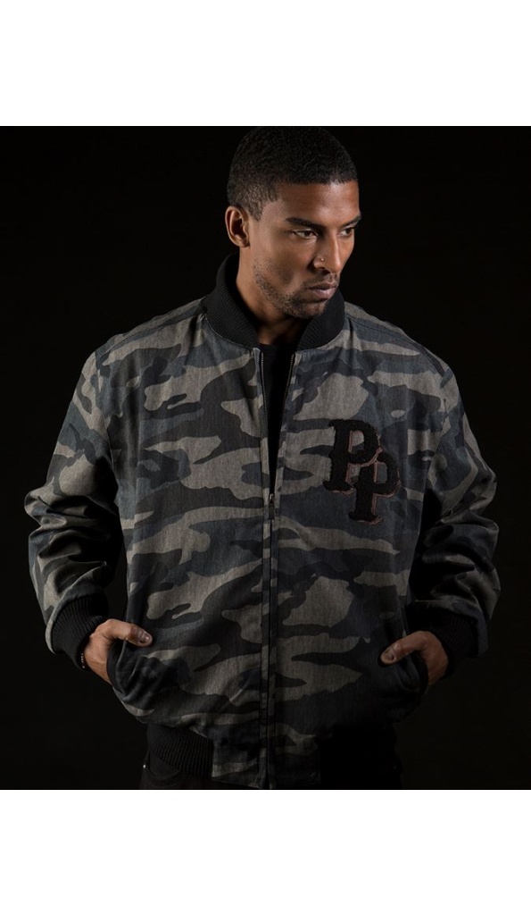 Pelle Pelle Camouflage Wool Zipper Jacket