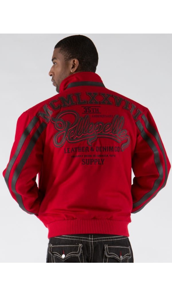 Pelle Pelle Red 35th Anniversary Wool Jacket