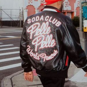 Soda Club Pelle Pelle Men Black Leather Jacket view 3