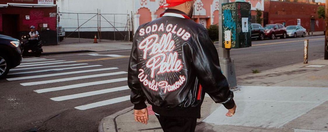 Soda Club Pelle Pelle Men Black Leather Jacket view 3