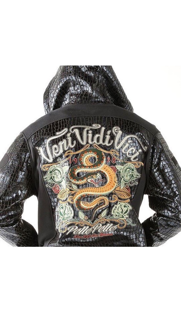 Pelle Pelle Black Veni Vidi Vici Men Jacket