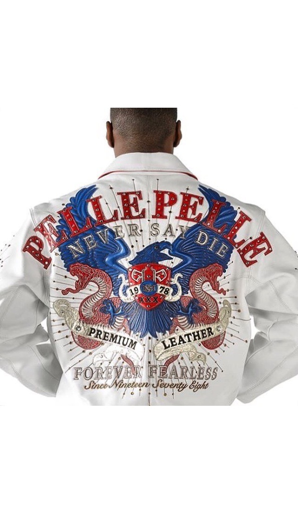 Pelle Pelle MB White Premium Leather Jacket