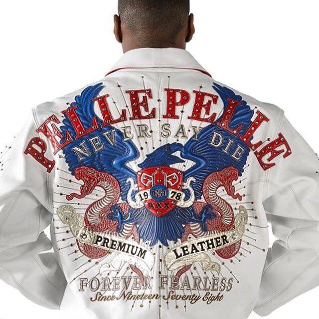 Pelle Pelle MB White Premium Leather Jacket