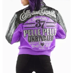 Pelle Pelle Purple Unrivaled Leather Jacket view 2