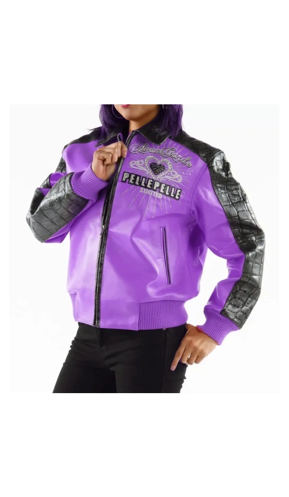 Pelle Pelle Purple Unrivaled Leather Jacket