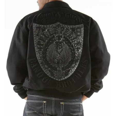 Pelle Pelle Honor And Glory Black Wool Jacket view 2