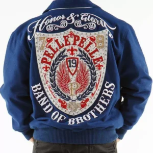 Pelle Pelle Honor And Glory Men Blue Jacket view 2
