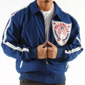 Pelle Pelle Honor And Glory Men Blue Jacket