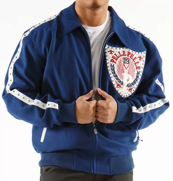 Pelle Pelle Honor And Glory Men Blue Jacket view 1