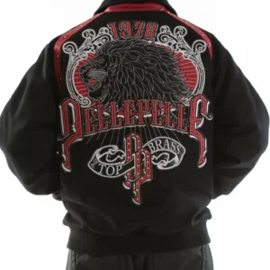 Pelle Pelle Top Brass Black Lion Wool Jacket view 2