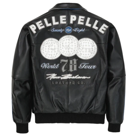 Pelle Pelle Men World Tour Black Plush Jacket
