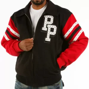 Pelle Pelle Tribute Chicago Black Red Jacket