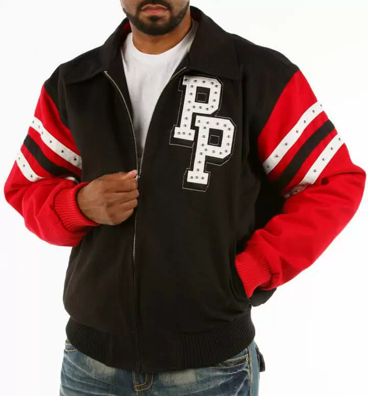 Pelle Pelle Tribute Chicago Black Red Jacket