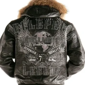 Pelle Pelle Legend Encrusted Fur Hood Jacket view 2