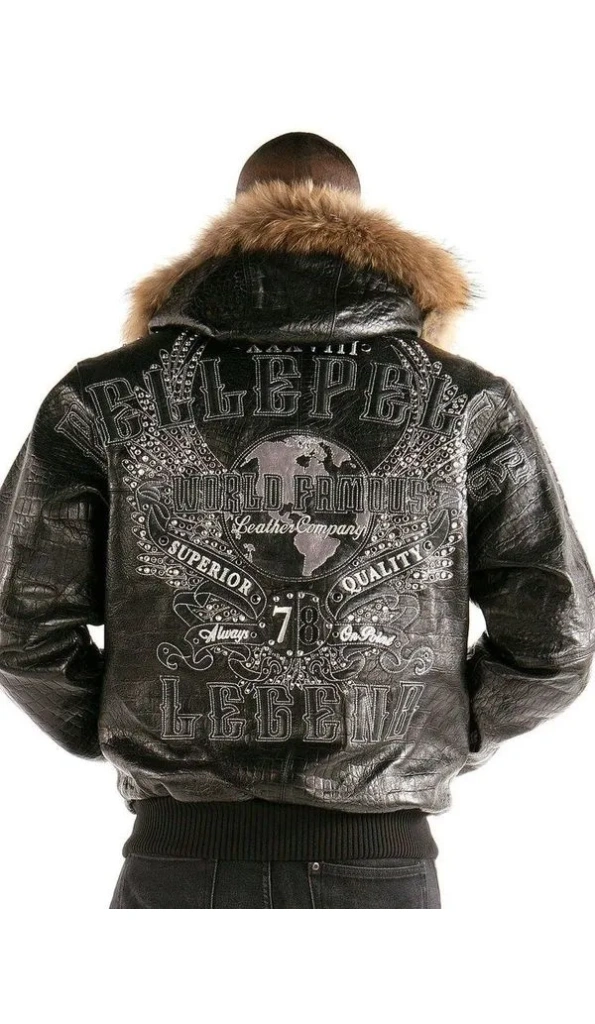 Pelle Pelle Legend Encrusted Fur Hood Jacket