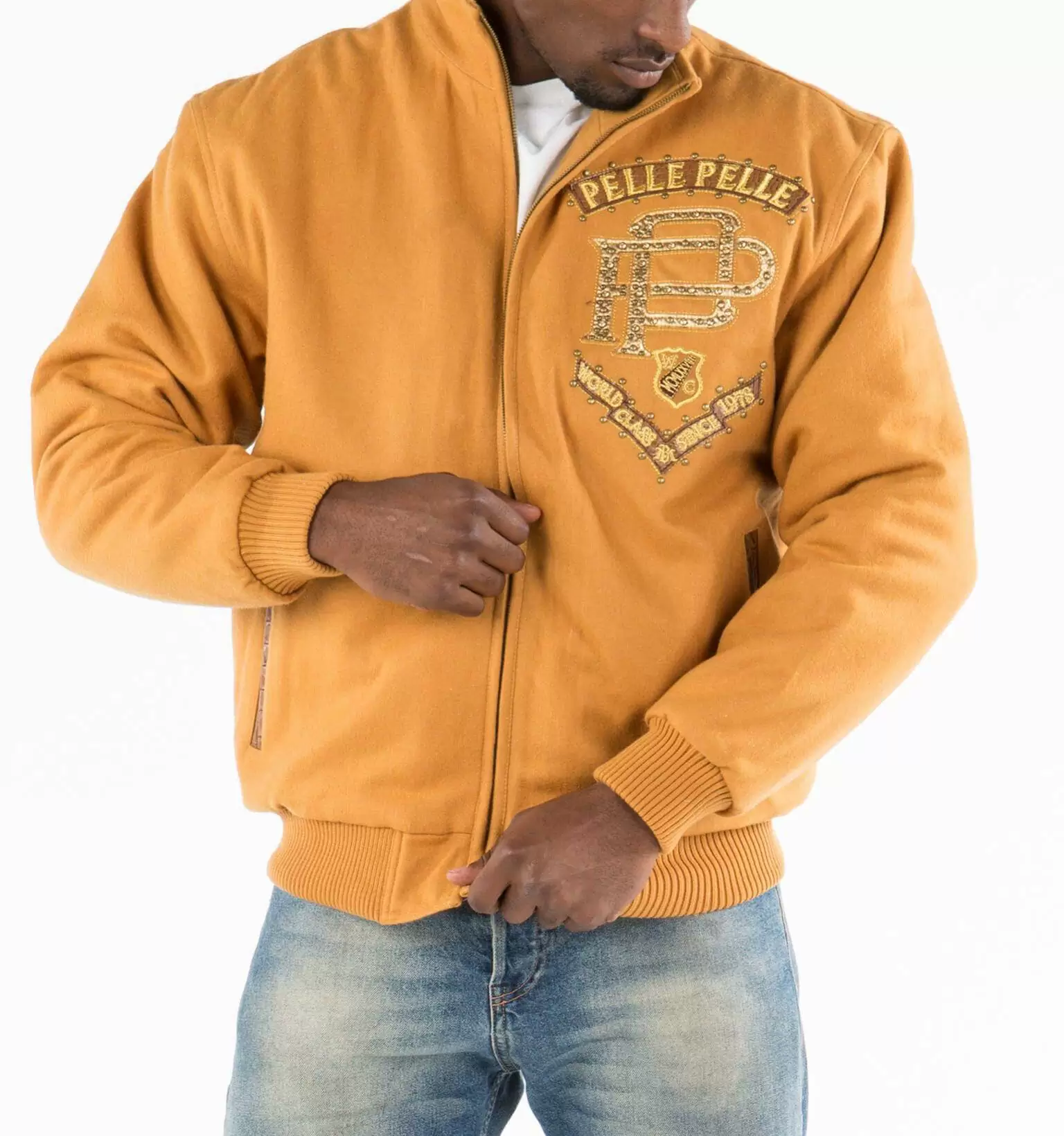 Pelle Pelle Caramel Men World Class Jacket