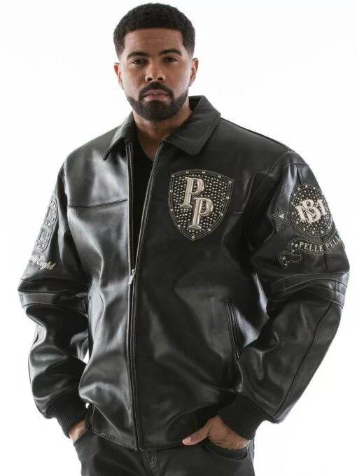 Pelle Pelle Legendary Black Stud Men Jacket
