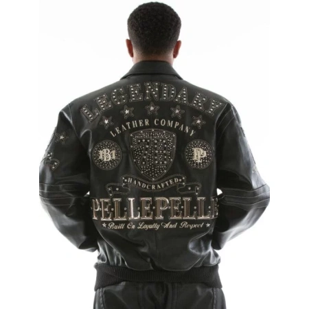 Pelle Pelle Legendary Black Stud Men Jacket