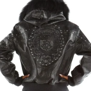 Pelle Pelle Emblem Women Black Hood Jacket view 2