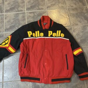 Pelle Pelle Red Black Soda Club Wool Jacket view 4