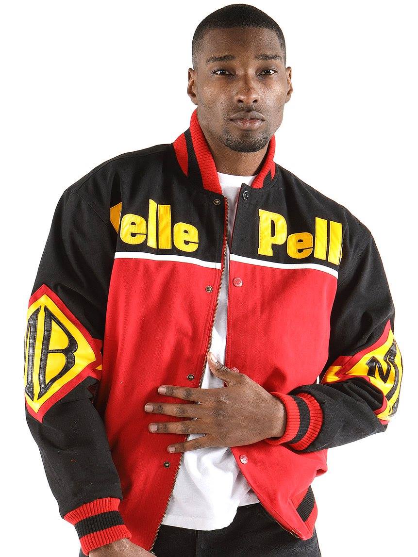 Pelle Pelle Red Black Soda Club Wool Jacket