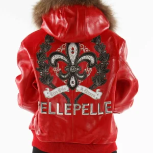 Pelle Pelle Live Like A Queen Red Hood Jacket view 2